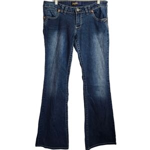 Vintage Y2K Angels Low Rise Flare Jeans Blue Size 13